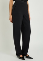 Joseph Pat Barrel-leg Cady Trousers Black