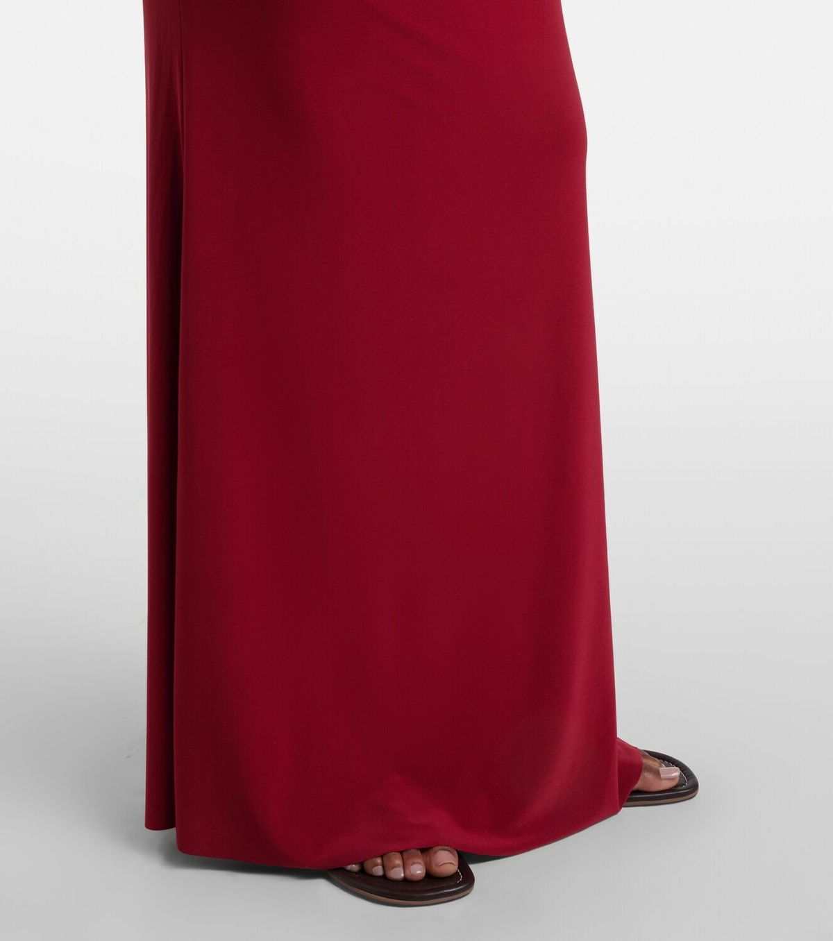 Bananhot Elice draped cotton maxi dress