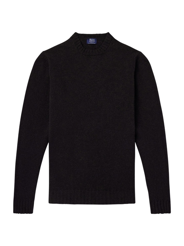 Photo: William Lockie - Aryan Wool Sweater - Brown