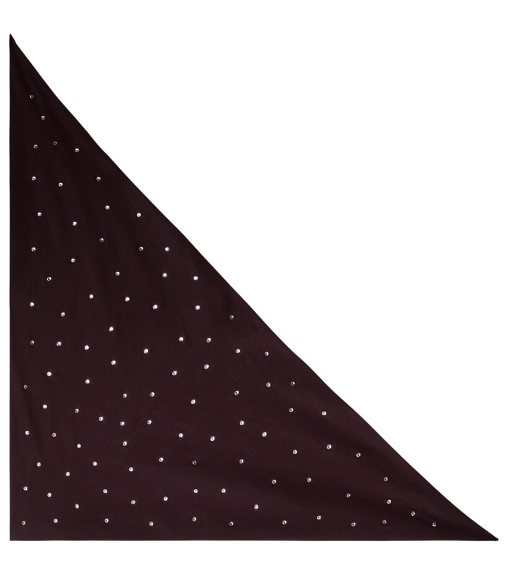 Photo: Oséree Embellished cotton and silk scarf