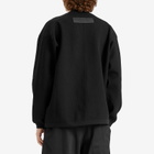 Comme des Garçons Homme Men's Mesh Pattern Crew Sweat in Black 1