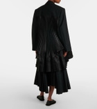 Junya Watanabe Pleated wool blazer dress