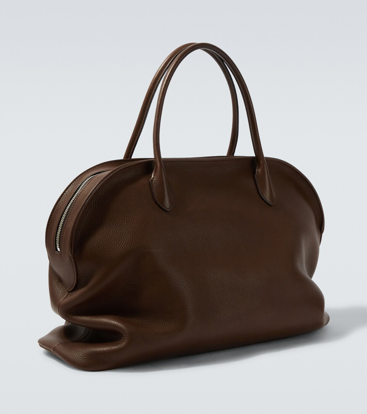 The Row Agnes 16 leather top-handle bag