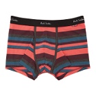 Paul Smith Pink Striped Trunk Boxer Briefs
