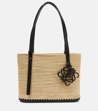 Loewe Paula's Ibiza Anagram Small raffia basket tote