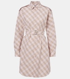Burberry Burberry Check cotton shirt dress