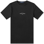 Fred Perry Authentic Men's Embroidered T-Shirt in Black