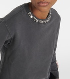 Golden Goose - Embellished cotton sweatshirt