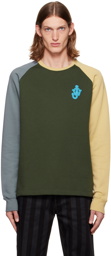 JW Anderson Green Raglan Sweatshirt