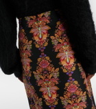 La DoubleJ Cornucopia wool-blend midi skirt