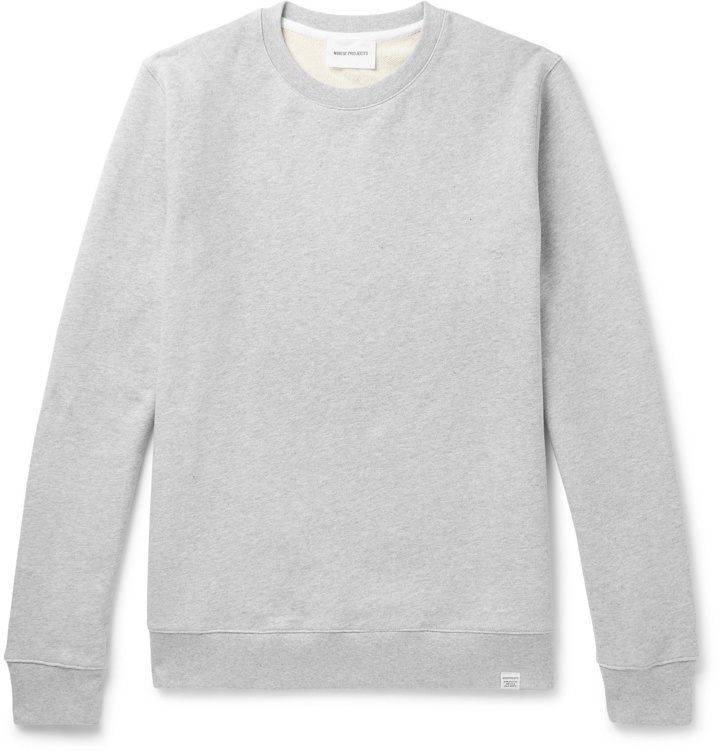 Photo: Norse Projects - Vagn Loopback Cotton-Jersey Sweatshirt - Gray
