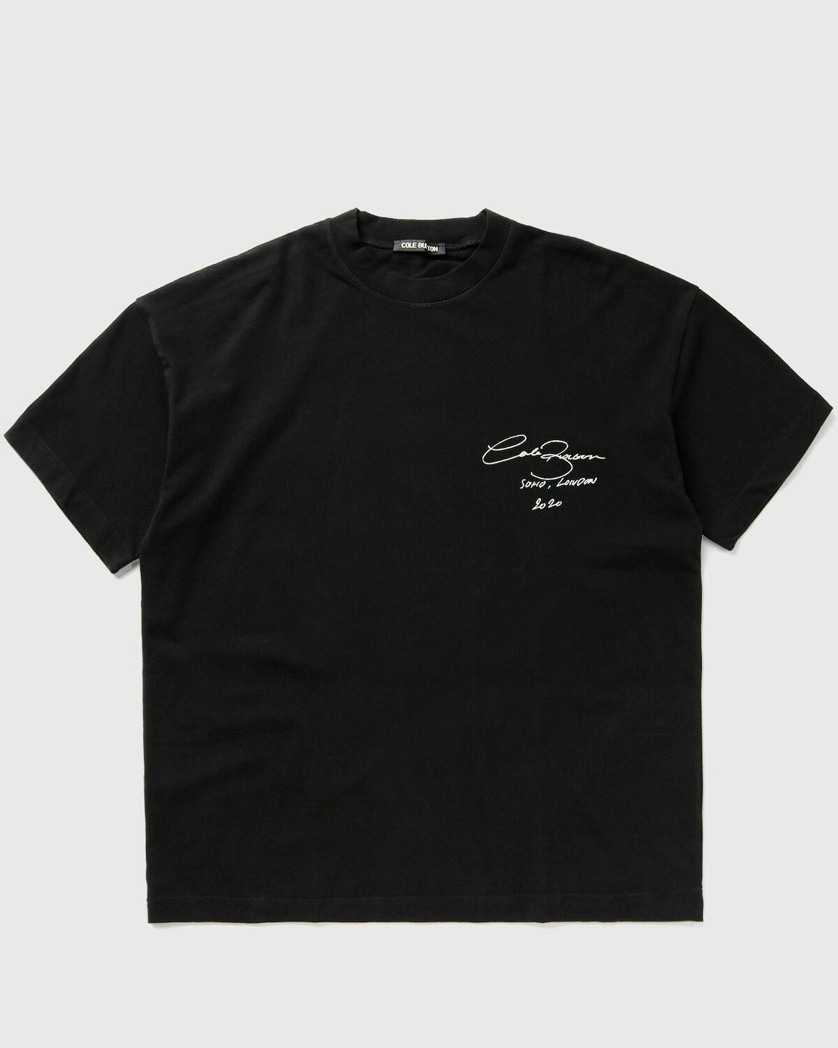 Cole Buxton SIGNATURE T-SHIRT Black Mens Shortsleefe