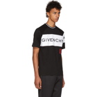 Givenchy Black and White 4G Patch T-Shirt