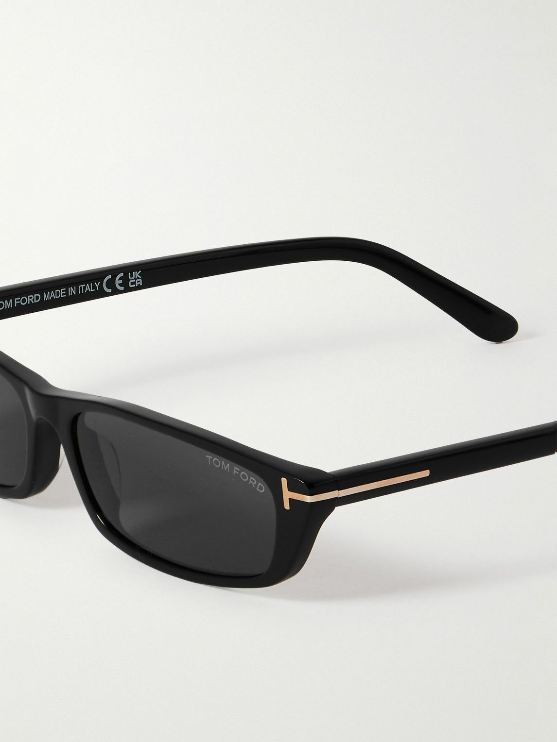 TOM FORD RectangularFrame Acetate Sunglasses TOM FORD