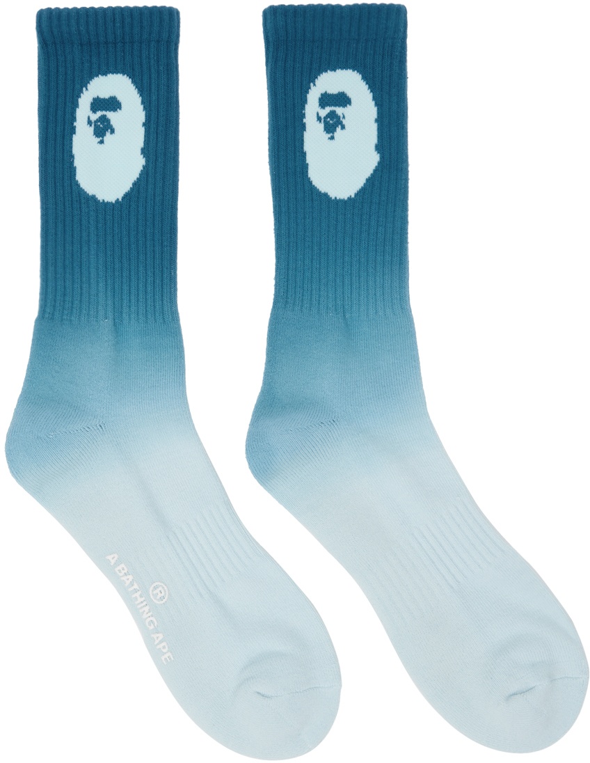 Photo: BAPE Blue Gradation Socks