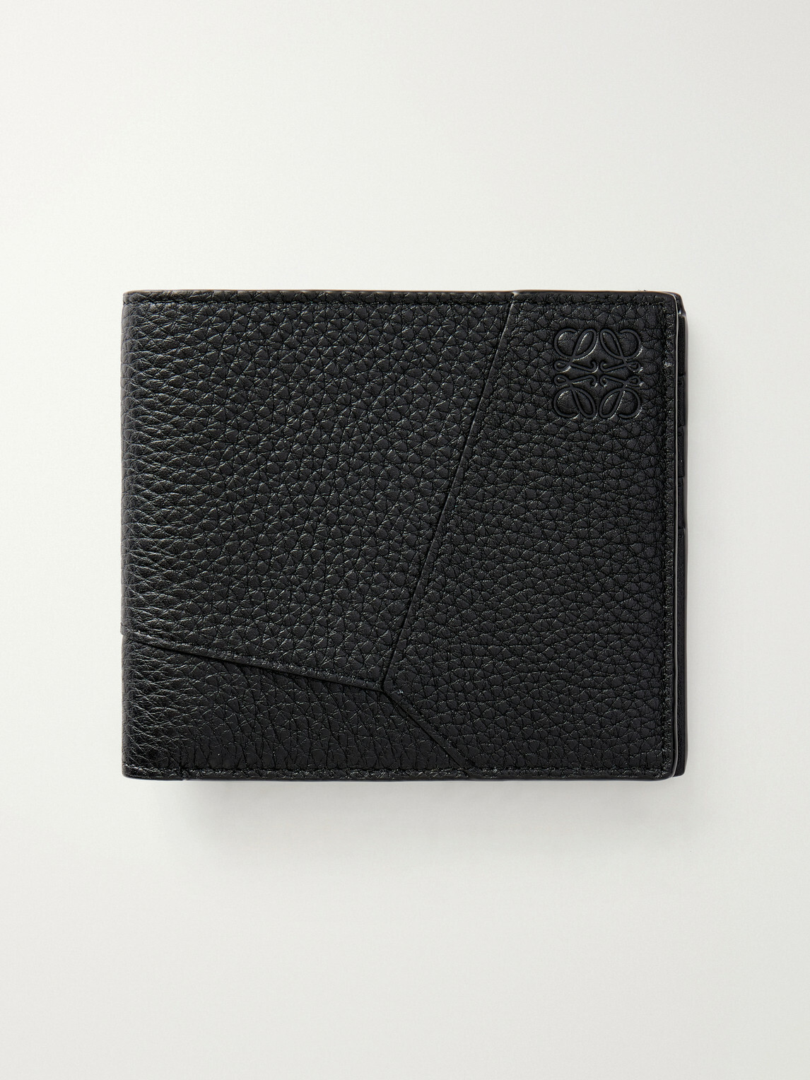 LOEWE - Puzzle Edge Panelled Full-Grain Leather Bifold Wallet