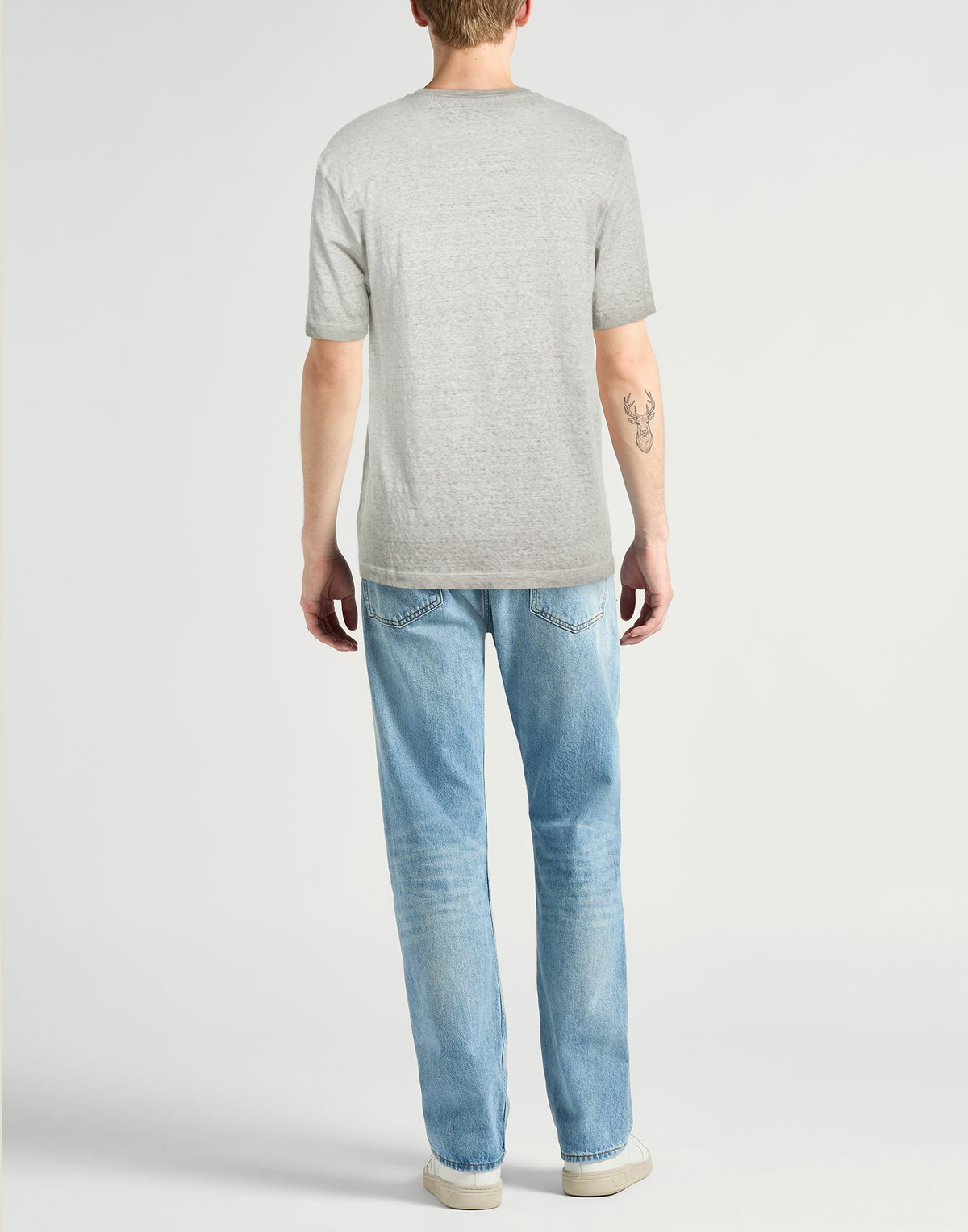 Roberto Collina Mens T-shirt in Grey