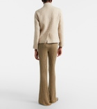 Loro Piana Bihar cashmere-blend flared pants
