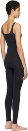 SKIMS Black Soft Smoothing Seamless Cat Jumpsuit