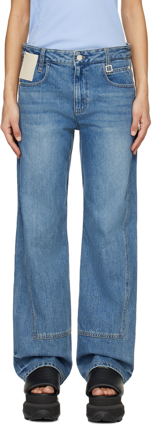 Wooyoungmi Indigo Straight Jeans