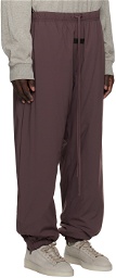 Essentials Purple Zip Cuff Track Pants