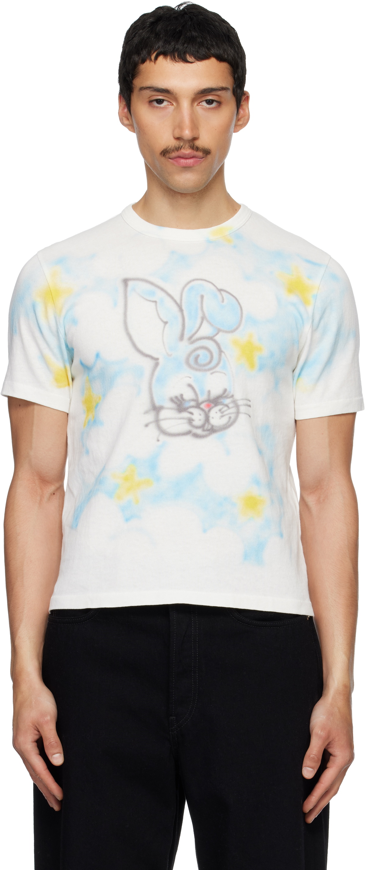 Kenzo Off-White Kenzo Paris 'KENZO Cartoon' Slim T-shirt