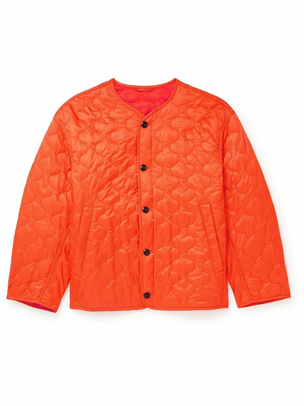 Photo: ARKET - Agyl Quilted Recycled-Shell Jacket - Orange