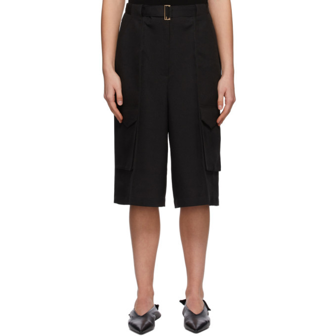 Photo: Blossom Black Mode Pocket Shorts