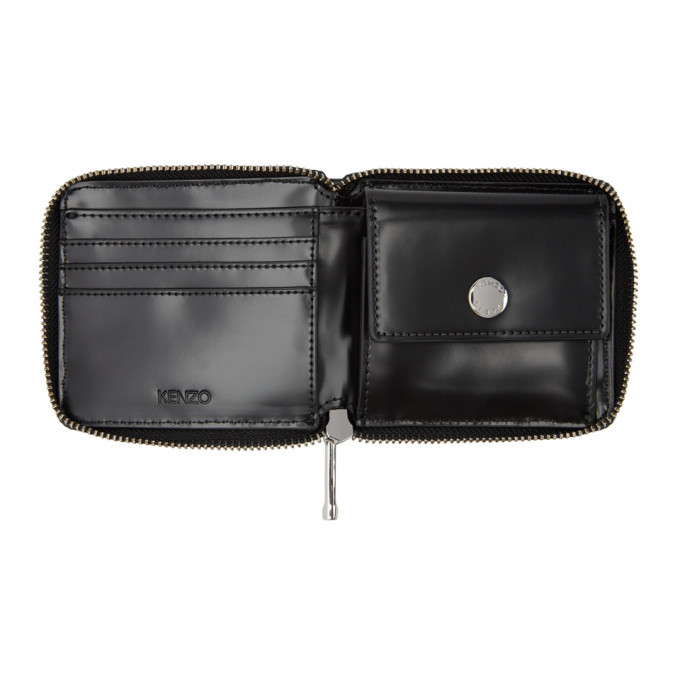 Kenzo leather outlet eye wallet