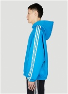 adidas x Balenciaga - Logo Hooded Sweatshirt in Blue