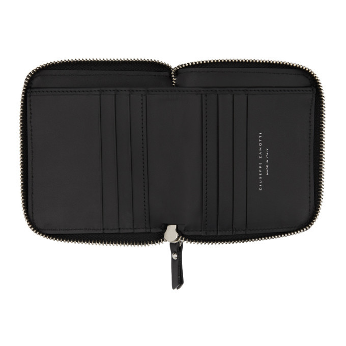 Giuseppe Zanotti Black Croc Darwin Wallet Giuseppe Zanotti