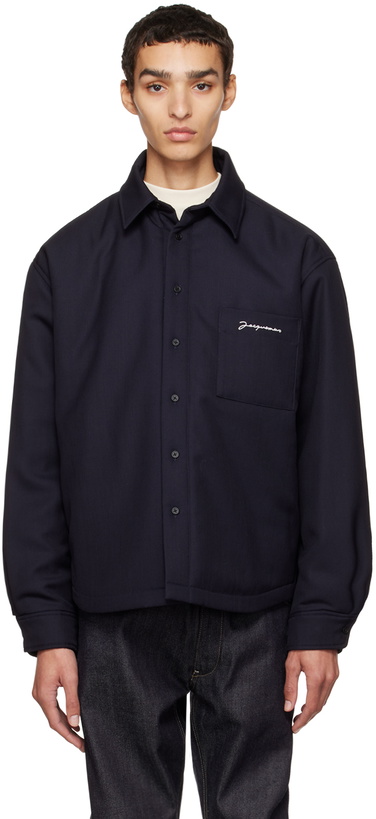 Photo: Jacquemus Navy Le Papier 'La Chemise Boulanger' Shirt