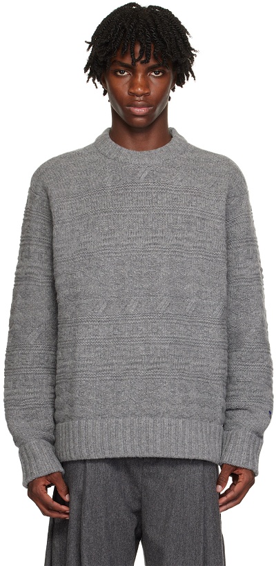 Photo: ADER error Gray Oversized Sweater