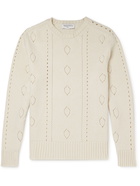 Officine Générale - Marco Pointelle-Knit Sweater - Neutrals