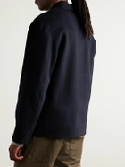 Officine Générale - Hamilton Slim-Fit Wool-Felt Overshirt - Blue