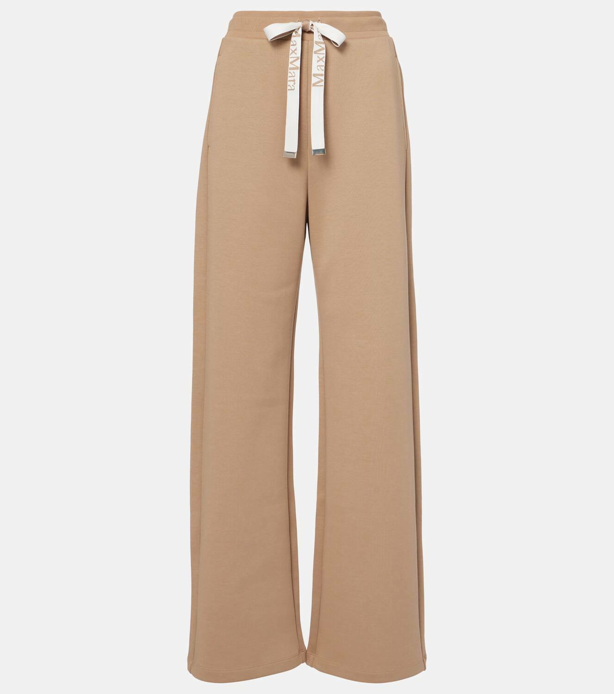 'S Max Mara Bali cotton-blend jersey wide-leg sweatpants