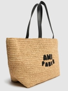 AMI PARIS Ami Paris Raffia Tote Bag