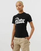 Patta Wmns Basic Fitted T Shirt Black - Womens - Shortsleeves