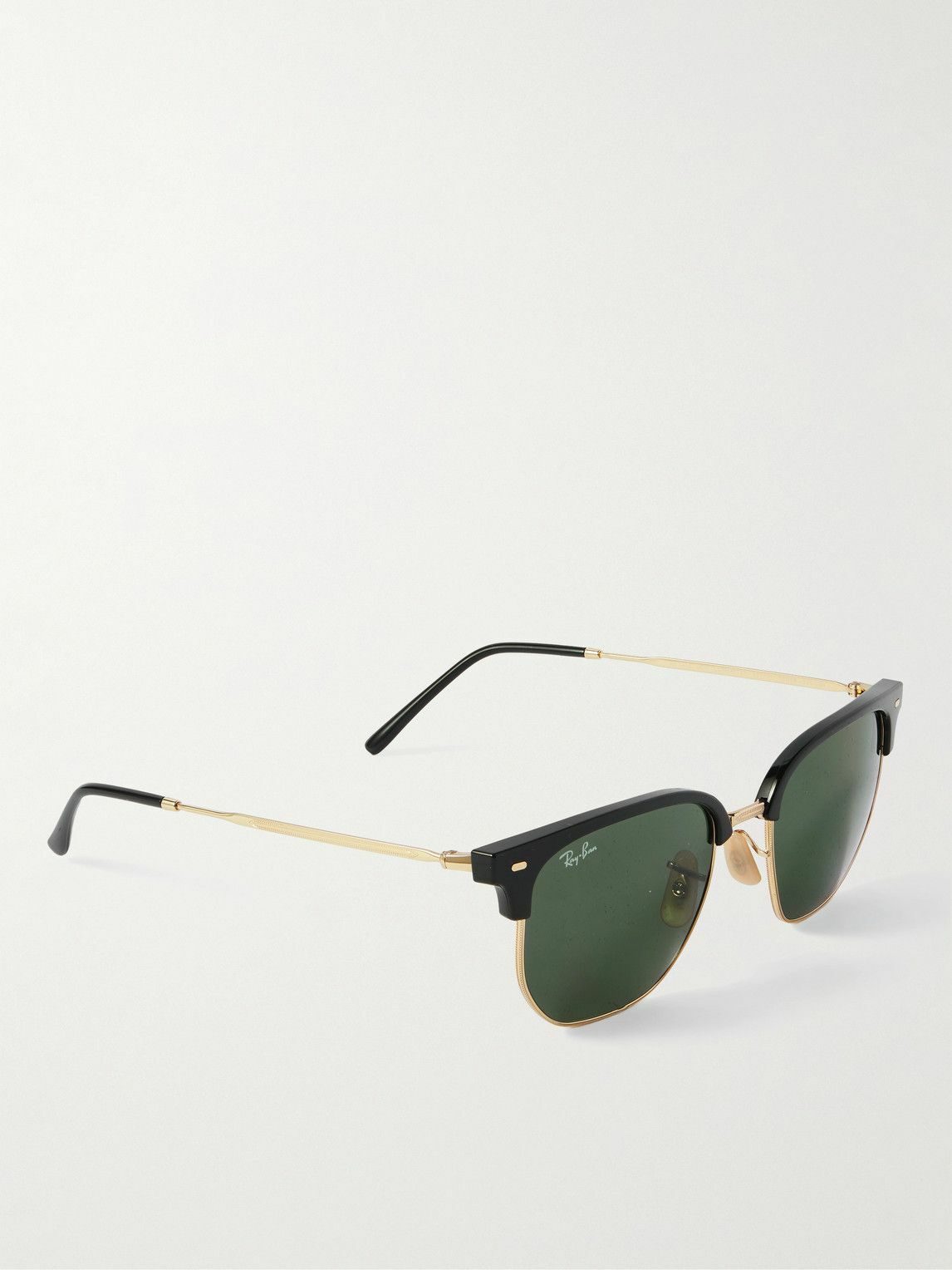 Ray-Ban - New Clubmaster D-Frame Acetate and Gold-Tone Sunglasses