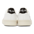 Veja White and Black V-10 Sneakers