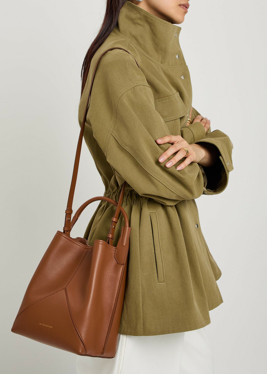 Victoria Beckham Victoria Leather Bucket bag - Tan - One Size