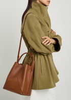 Victoria Beckham Victoria Leather Bucket bag - Tan - One Size