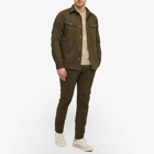 Maharishi Men's Organic Twill MILTYPE Custom Overshirt in MahaOlive