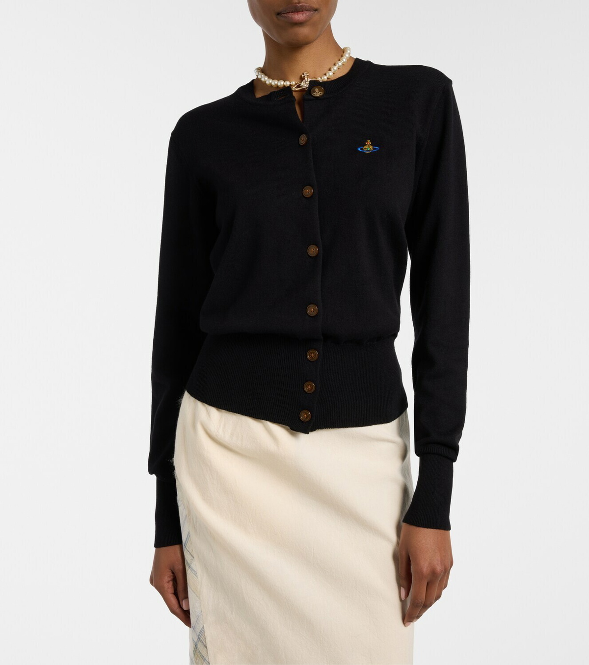 Vivienne Westwood Bea cotton and cashmere cardigan