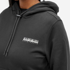 Napapijri Women's Logo Hoodie in Black