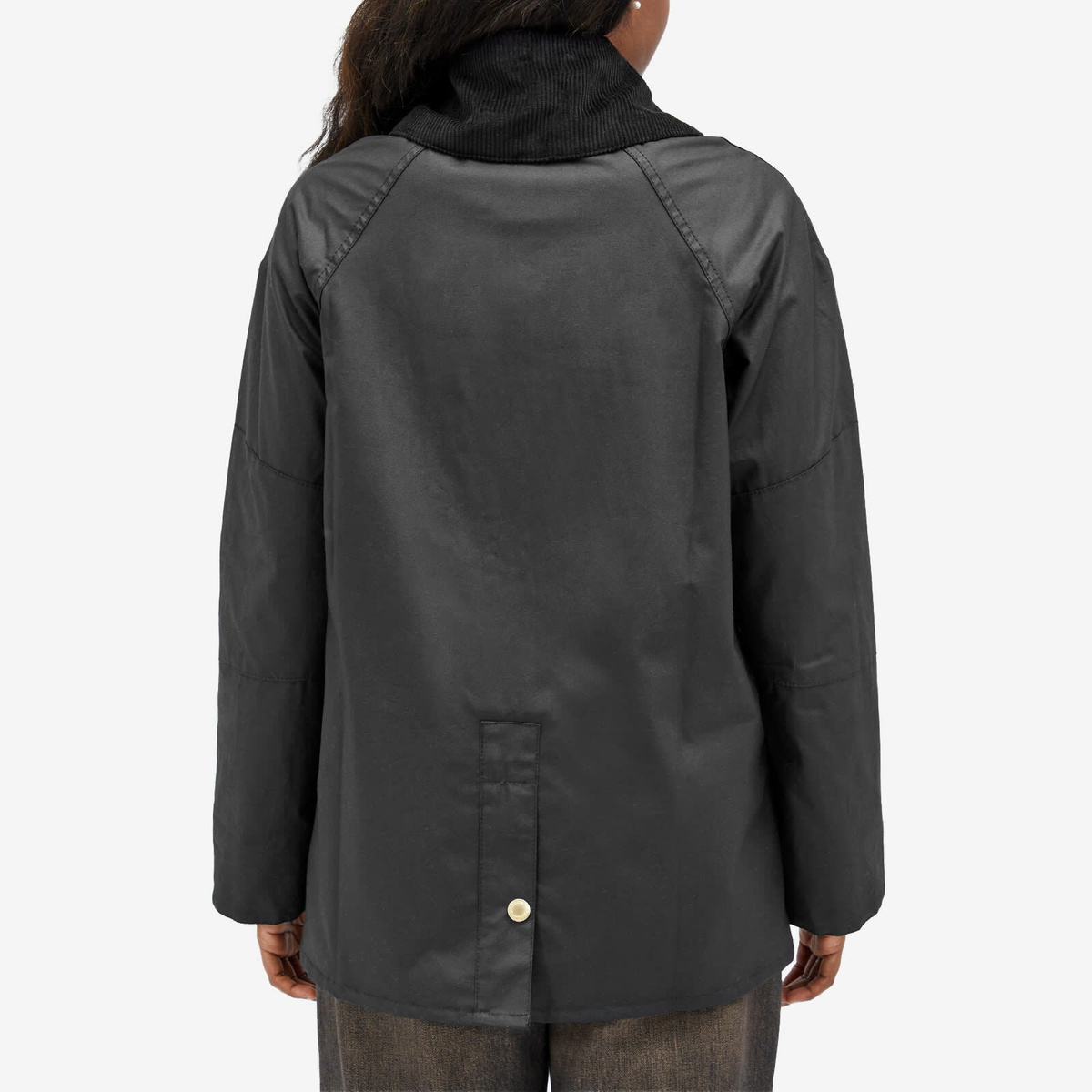 Barbour Women's Allerston Wax Jacket in Black/Classic