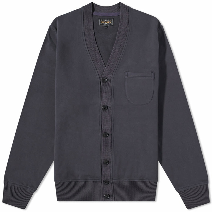 Photo: Beams Plus Men's Sweat Cardigan in Navy