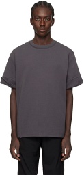 C2H4 Gray Founder Fold-Over T-Shirt