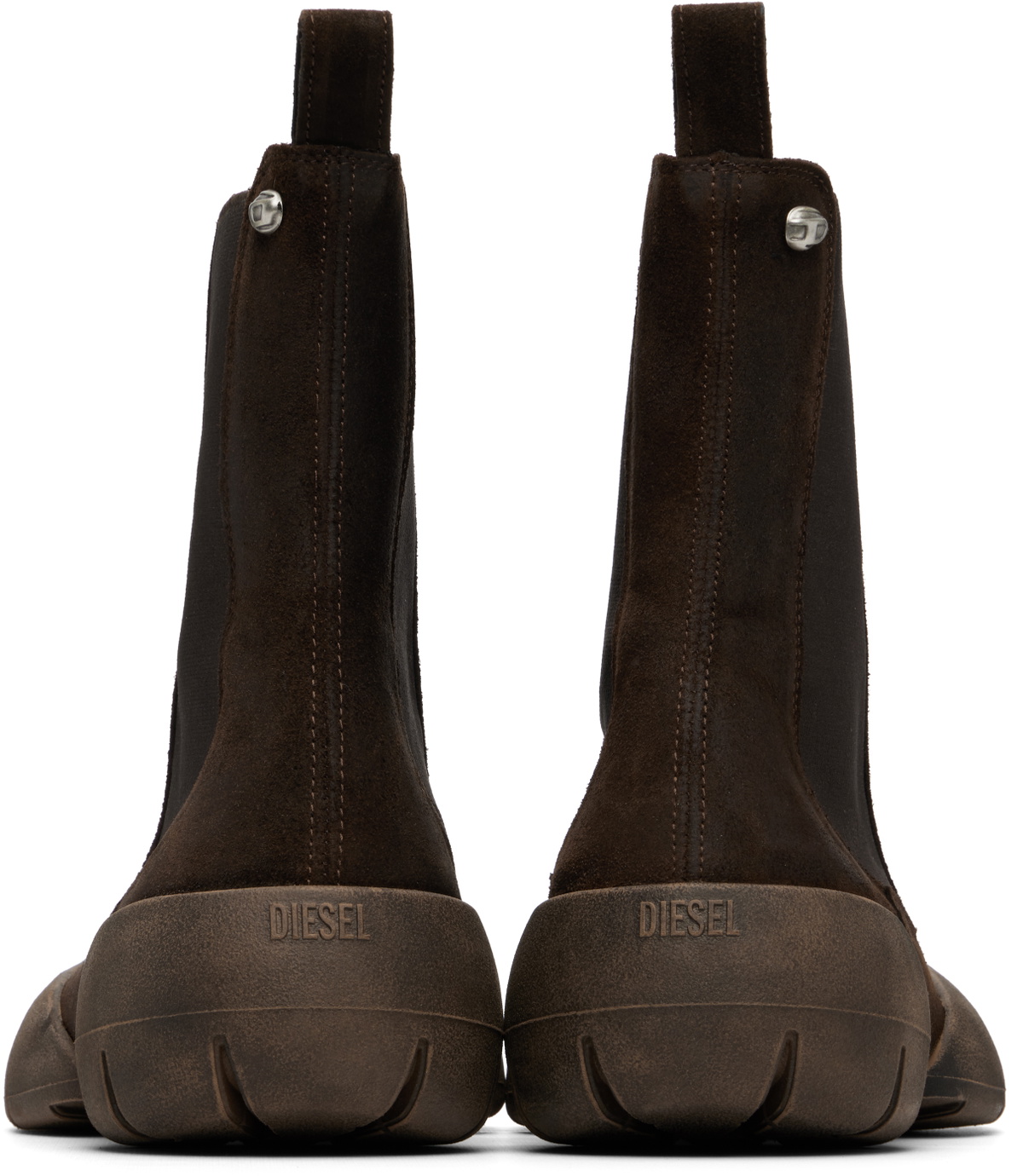 Diesel Brown D-Mathieu Suede Chelsea Boots
