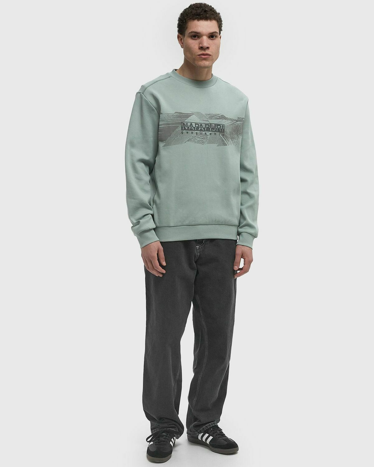 Napapijri B-VANNI C SWEAT Green Mens Sweatshirt